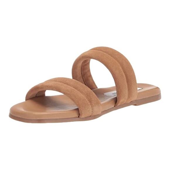 Steve Madden WIZEN SANDAL IN TAN SUEDE size 10 - Picture 1 of 4